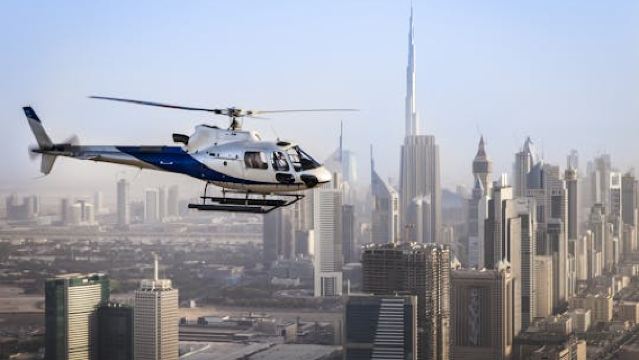 12-minute helicopter tour over Dubai