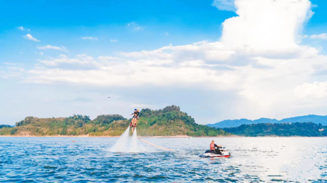 平潭島海上親子項目【多套餐可選/海上衝浪/小黃鴨/香蕉船/UFO/蝙蝠/飛魚/水上電單車/帆船遊艇造浪艇】