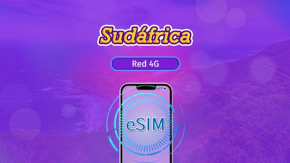 Sudáfrica | 5G/4G eSIM | Tagespass/Gesamtpaket | Facturación por días naturales | 1–30 Tage | QR-Code