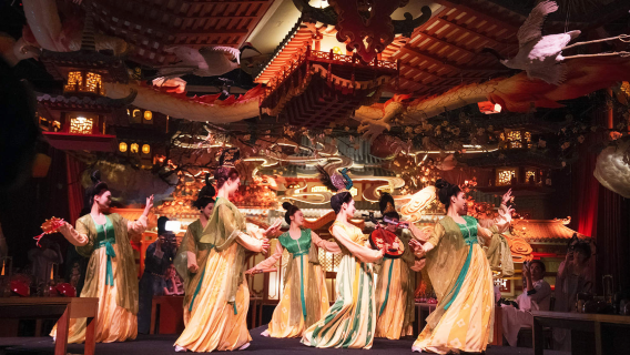 Shanghai Xu Yan - Banchetto Immersivo dell'Antica Cina Dinastia Tang a Tema "Ode a Chang'an"|Pranzo/Cena + Spettacolo di corte | Opzionale abito antico/trucco/fotografia/ritratto in stile antico