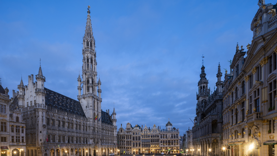 Dagelijkse privétour met gecharterde auto naar de hoogtepunten van Brussel en Gent: Grote Markt, Atomium en Het Belfort van Gent