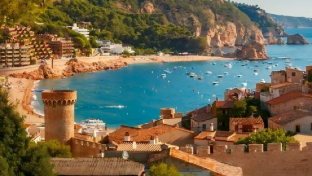 巴塞隆納一日遊：濱海托薩+布拉內斯+提比達波山【共乘包車可選