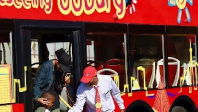 Optional Soweto tour on the hop-on hop-off bus in Johannesburg, South Africa