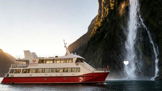Excursión de un día al fiordo Milford con el Explorador del Sur en Nueva Zelanda | Visita opcional a granja/bodega