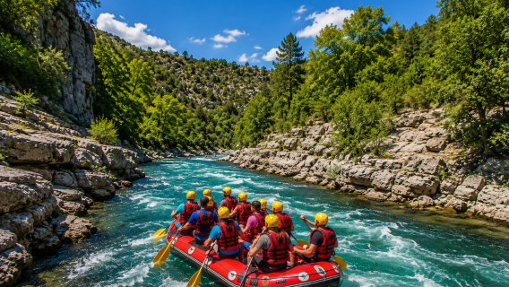 River Rafting Tour in Koprulu Canyon with  Lunch & transfer from Alanya/Antalya/Kemer/Side