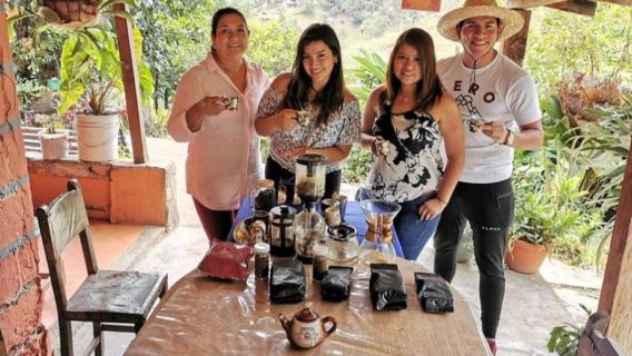 Medellin private coffee farm half-day tour with hotel transfer