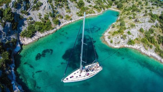 Rhodes: Semi-Private Sailing Yacht Cruise to Iconic Bays