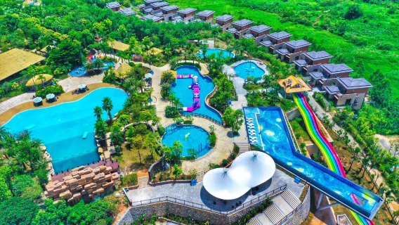 Pacote do Hotel Resort de Termas Qingyuan Xile Valley para 2 dias e 1 noite ou 3 dias e 2 noites com opção de buffet nos pavilhões Taiyun, Yaquan ou Yuequan