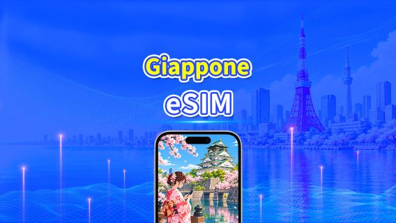 Giappone 5G eSIM | 3 reti | Pacchetto giornaliero/dati totali | Fatturazione ogni 24 ore | 1–30 giorni | QR Code