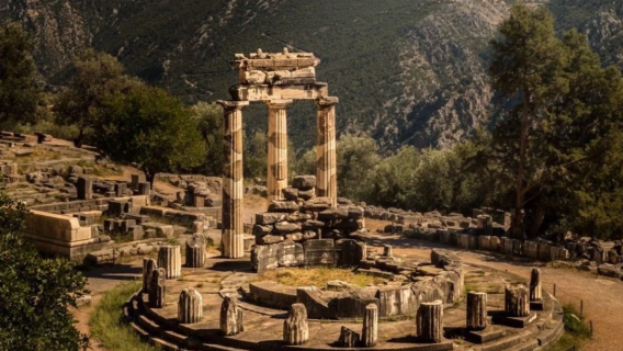 Greece Athens - Delphi - Kuil Apollo - Sewaan Peribadi - Tanpa Risau