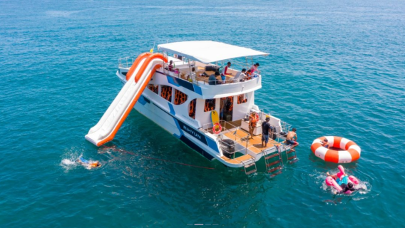 普吉島美杜莎女王號皮皮島+蜜月島全天遊 泰式清涼夏日 美麗海島 推薦！！1