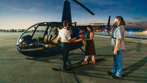 Nueva Orleans: Recorrido nocturno en helicóptero por las luces de la ciudad