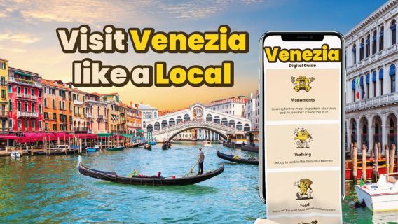 Venezia: guida digitale realizzata da un locale per il tuo tour a piedi
