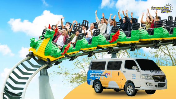 Singapour – Trajet privé en van électrique pour Legoland par Causeway Link Holidays