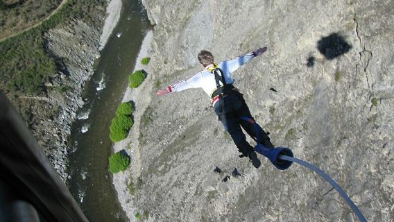 Nuova Zelanda, Quilpie, bungee jumping/altalena estrema/super lancio di Nevis [include video + foto + trasferimento]