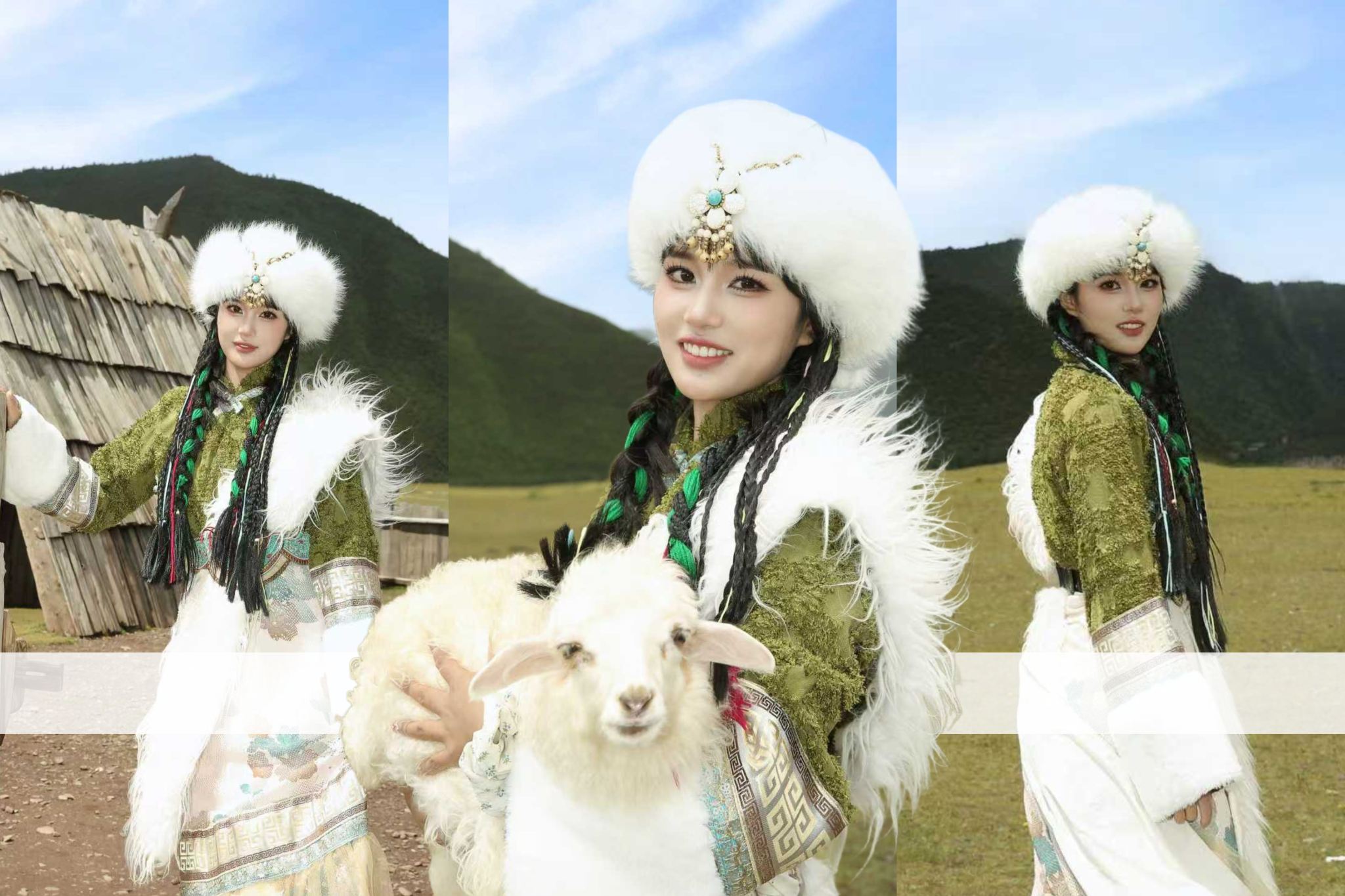 Esperienza fotografica in abiti tradizionali tibetani a Shangri-La (ampia selezione di abiti tibetani + eleganza etnica + servizio premuroso + atmosfera autentica della vita tibetana + opzione per fotografo esterno)