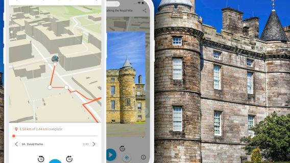 Edinburgh: Audio-Guide-App von TouringBee