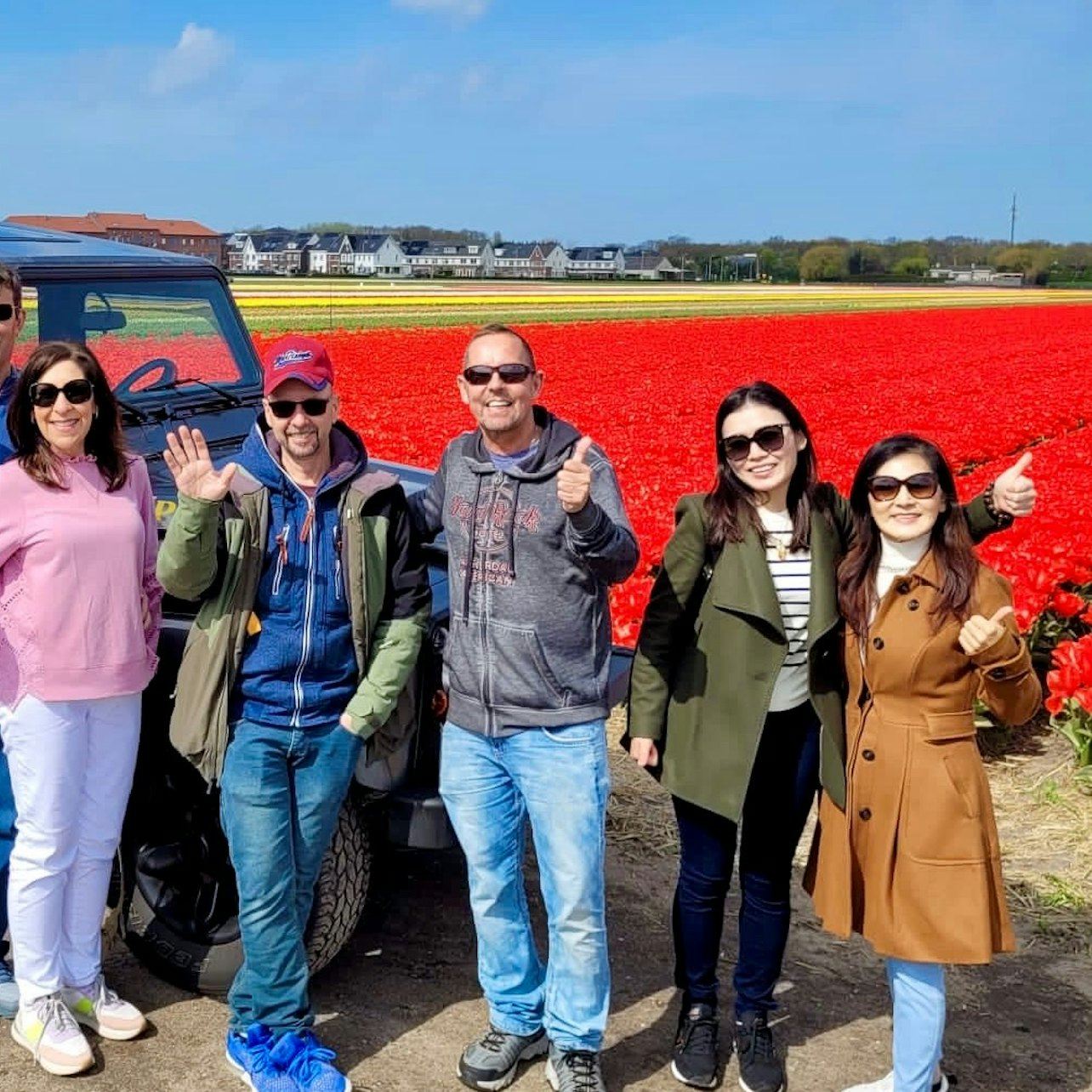 Amsterdam: tour guidato dei tulipani in Land Rover
