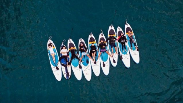 澎湖｜隘海人 海上平台船・透明獨木舟・浮潛SUP・探索無人島