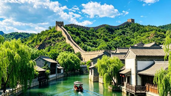Lawatan sehari Beijing Pekan Air Gubei + Tembok Besar Simatai ◆ Pilihan pengangkutan hotel dalam Lingkaran 5 pakej persendirian