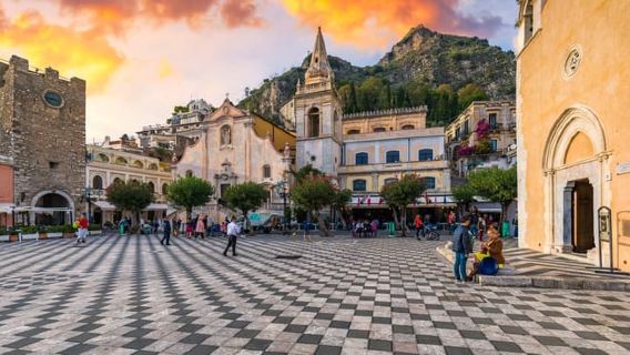 From Catania Shore Excursion: Taormina & Naxos Beach