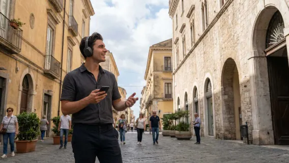 Caserta Audio-Tour: Palastgeschichten und heilige Echos