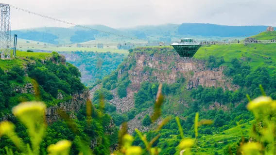 1-day tour of Dashbashi Canyon in Georgia | Glass bridge + volcanic landscape + hiking adventure