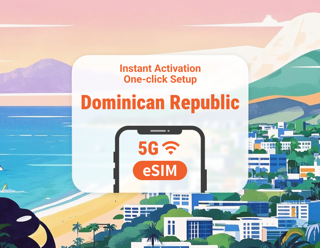 Dominican Republic 5G eSIM | Supports ChatGPT & TikTok | 1–30 Days | Instant QR