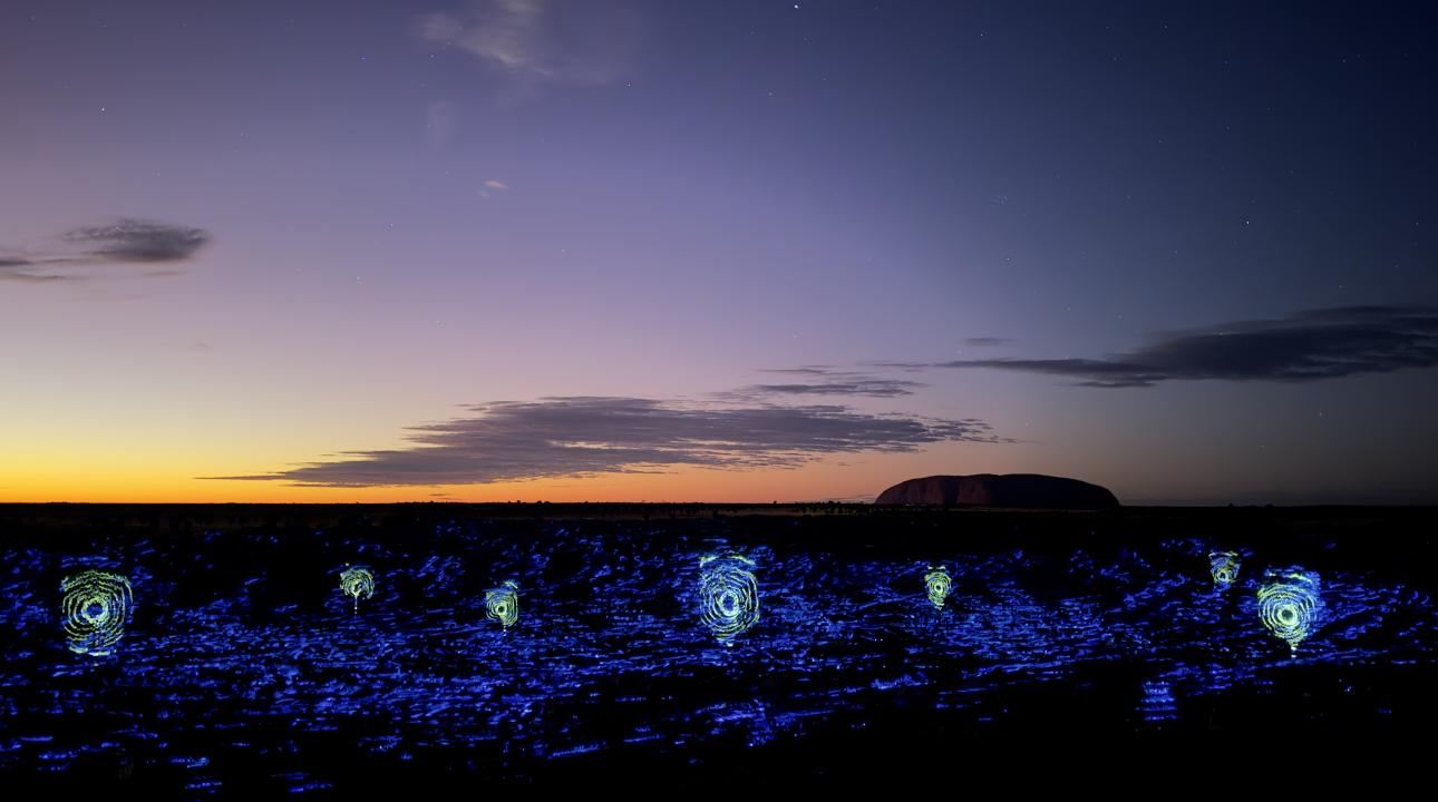 Sunrise Tour at Uluru in Northern Territory [Includes Field of Light Art Installation, Hotel Transfers, Breakfast]
