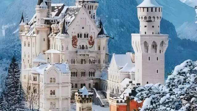 Lawatan Sehari Munich Laluan A: Istana Neuschwanstein + Istana Linderhof + Pengangkutan Pergi-Balik + Pemandu Pelancong Berbahasa Cina