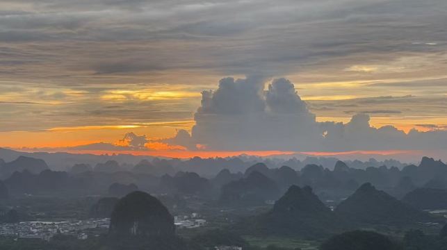 桂林陽朔興坪三星漓江遊船竹筏1日遊千里江山圖