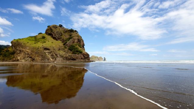 紐西蘭奧克蘭：皮哈+穆里懷海灘+卡雷卡雷瀑布｜深度遊行程可調