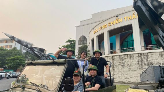 Hanoi Jeep Tour: Train Street, Famous Attractions & Street Food