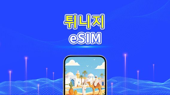 튀니지 5G eSIM  | 듀얼 네트워크 | AI 및 TikTok 완벽 지원 | 일일/총 데이터 패키지 | 1–30일 | 24시간 과금 | QR 코드