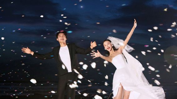 三亞海島旅拍情侶婚紗照/蜈支洲島/服裝任選/底片全送/結婚照
