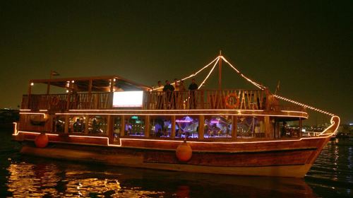 From Dubai Cruise: Creekside Dhow Dinner Cruise Day Tours 9