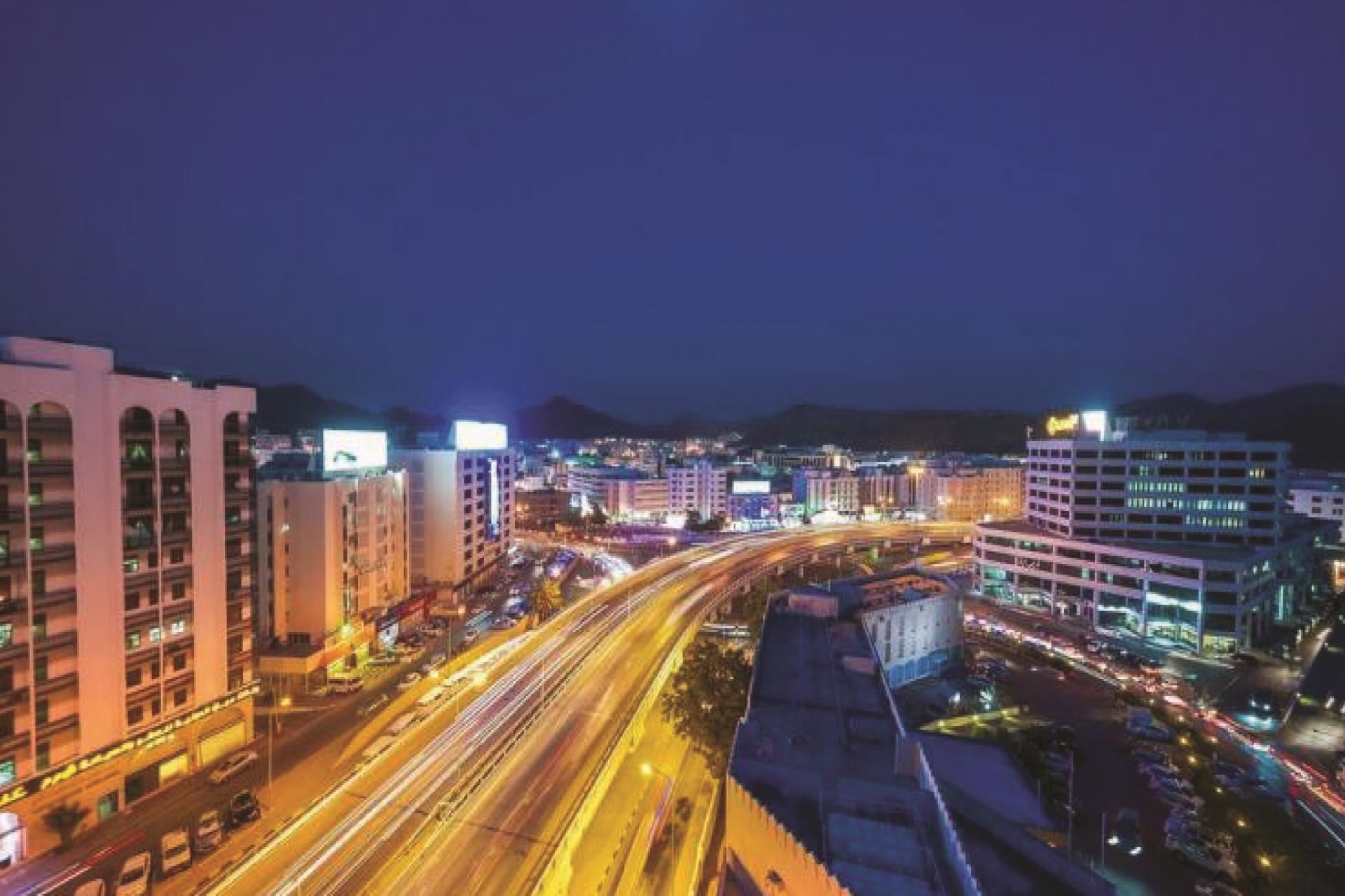 From Muscat Shared Tour: Muscat Nights Local Dinner & City Lights Tour