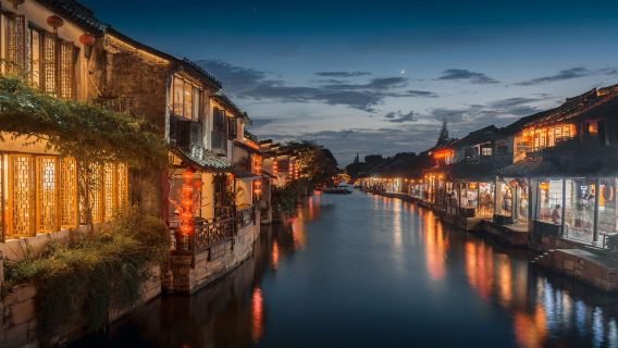 Suzhou: Antiguo pueblo de Xitang + Pueblo del Chocolate|excursión de un día con servicio de coche privado con conductor [Chino, Inglés, Ruso, Francés, Alemán, Español]
