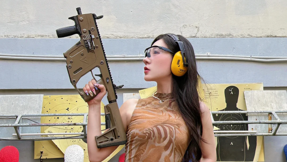Expérience de tir au champ de tir de l'armée à Bangkok, Thaïlande - Terrain d'entraînement de l'armée près du Grand Palais