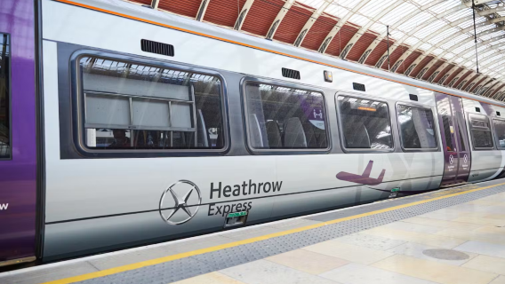 エクスプレス列車:ロンドン・ヒースロー空港とロンドンパディントン駅(片道・往復選択可)【即時購入可能/時間節約で便利】