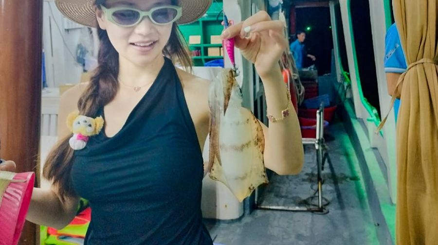 富國島| 日落和夜間魷魚釣魚