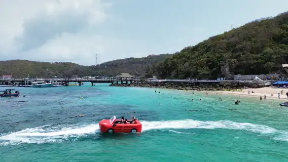 泰國芭堤雅閣蘭島一日遊【全島接送/私人海灘/海陸空旅拍】