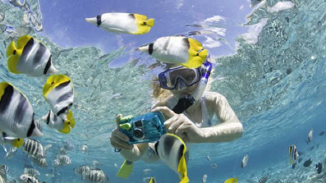 Bali Lembongan Traumstrand Devil's Tears Tagesausflug Korallengebiet Schnorcheln Infinity Pool Inseltour