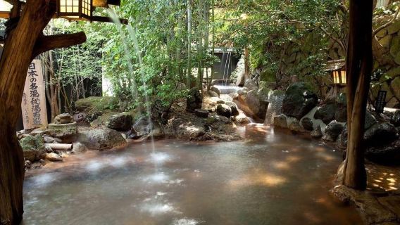 Fukuoka: tour panoramico di un giorno al vulcano Aso e alle terme di Kurokawa