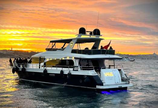 Istanbul: Bosphorus Sunset Yacht Cruise with Live Guide
