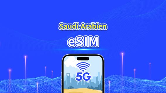 Saudi-Arabien eSIM | 5G/4G | Tägliches/Gesamtdatenpaket | 1-30 Tage | 24-Stunden-Abrechnung | QR-Code