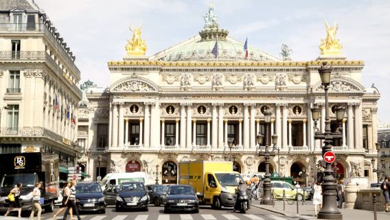 Париж: экскурсия по городу на двухэтажном автобусе под открытым небом с аудиогидом