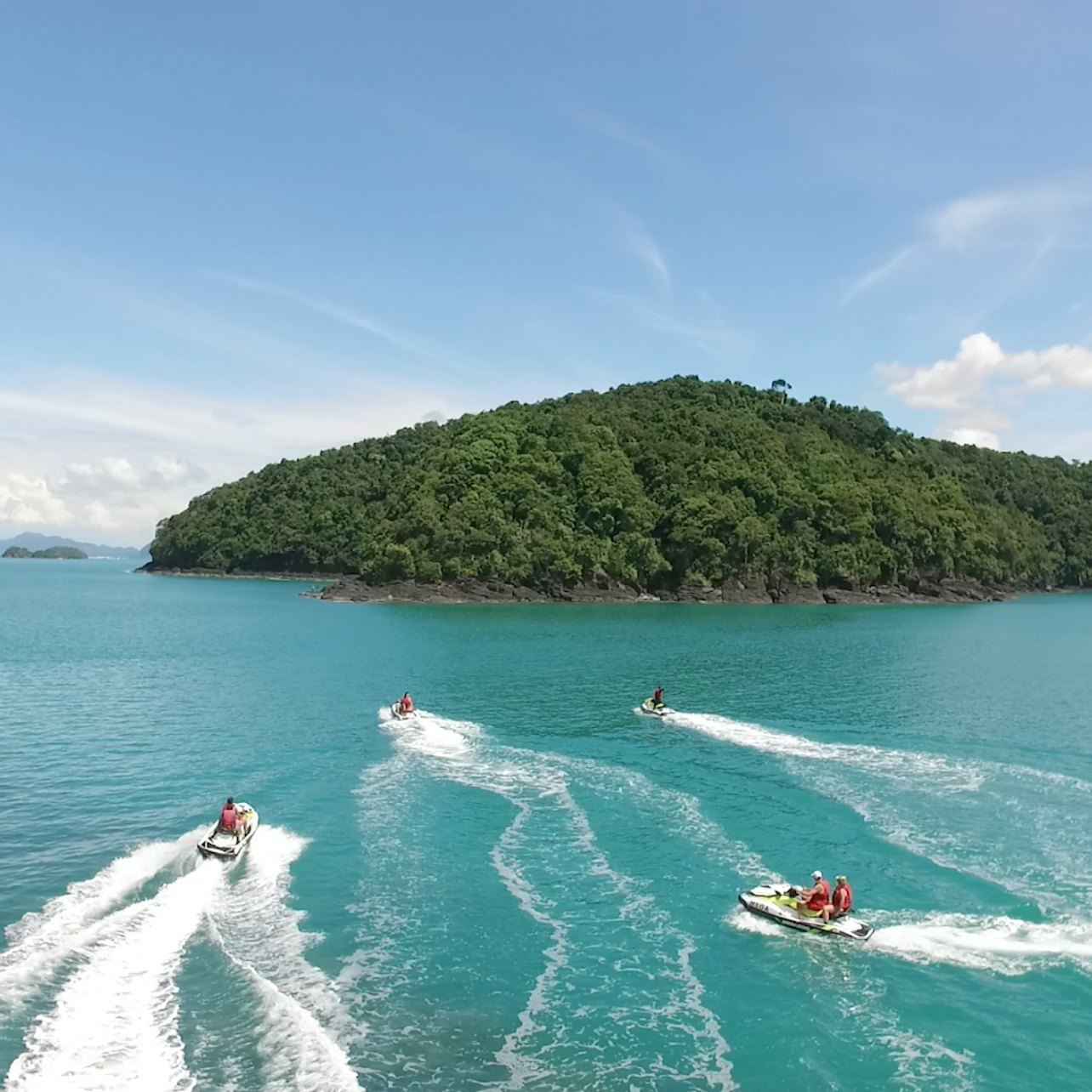 Excursión en moto acuática a las 3 islas de Langkawi