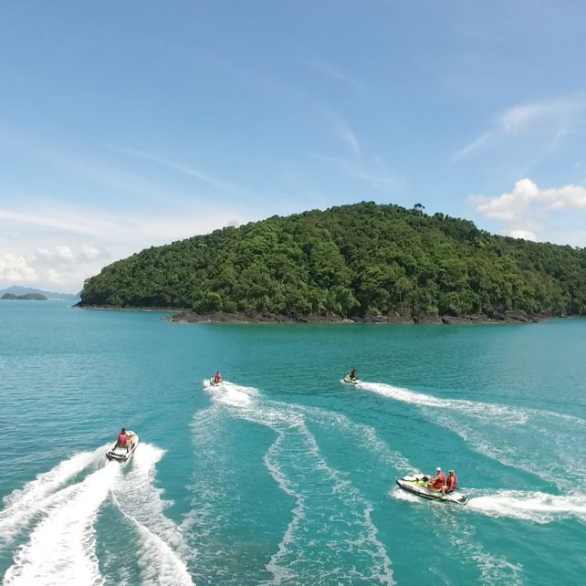 Excursión en moto acuática a las 3 islas de Langkawi
