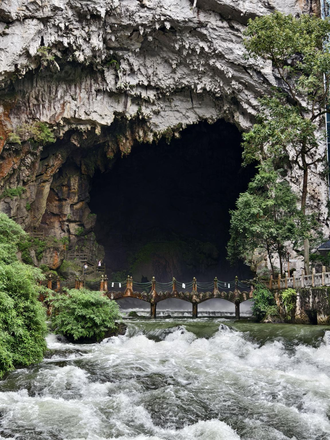 Excursión de un día a la cascada Huangguoshu y las cuevas del Palacio del Dragón en Anshun, Guizhou con servicio en chino e inglés